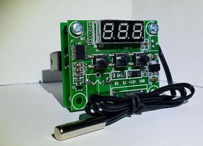 Programmerbar termostat W1209 Koblingsskjema for termostat fra Kina