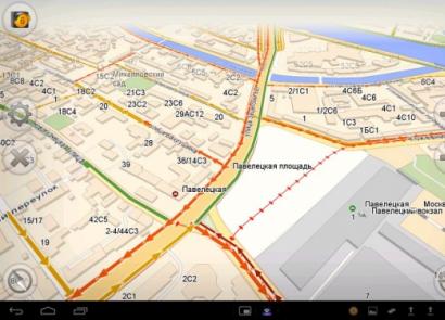 I migliori navigatori per Windows Phone Navigatore Yandex che utilizza le mappe Windows Phone 8